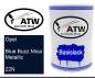 Preview: Opel, Blue Buzz Mica Metallic, 22N: 500ml Lackdose, von ATW Autoteile West.